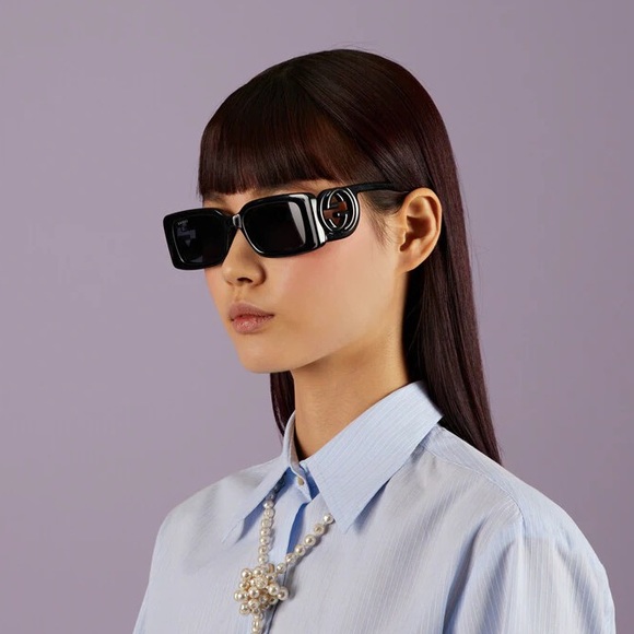 NEW GUCCI GG1325S 001 BLACK NEW COLLECTION SUNGLASSES GUCCI GG 1325S 001 - Picture 6 of 14